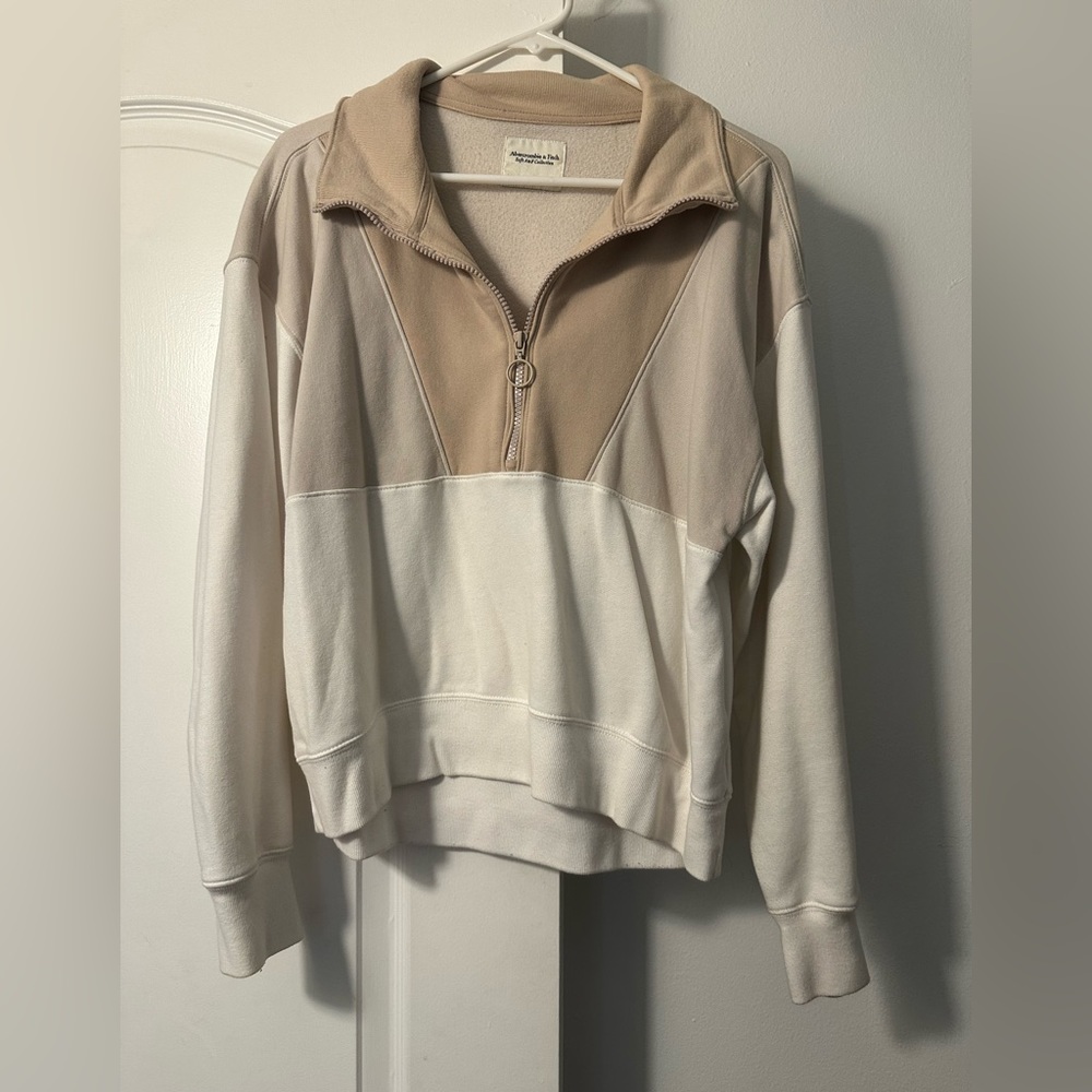 Abercrombie quarter zip sweatshirt